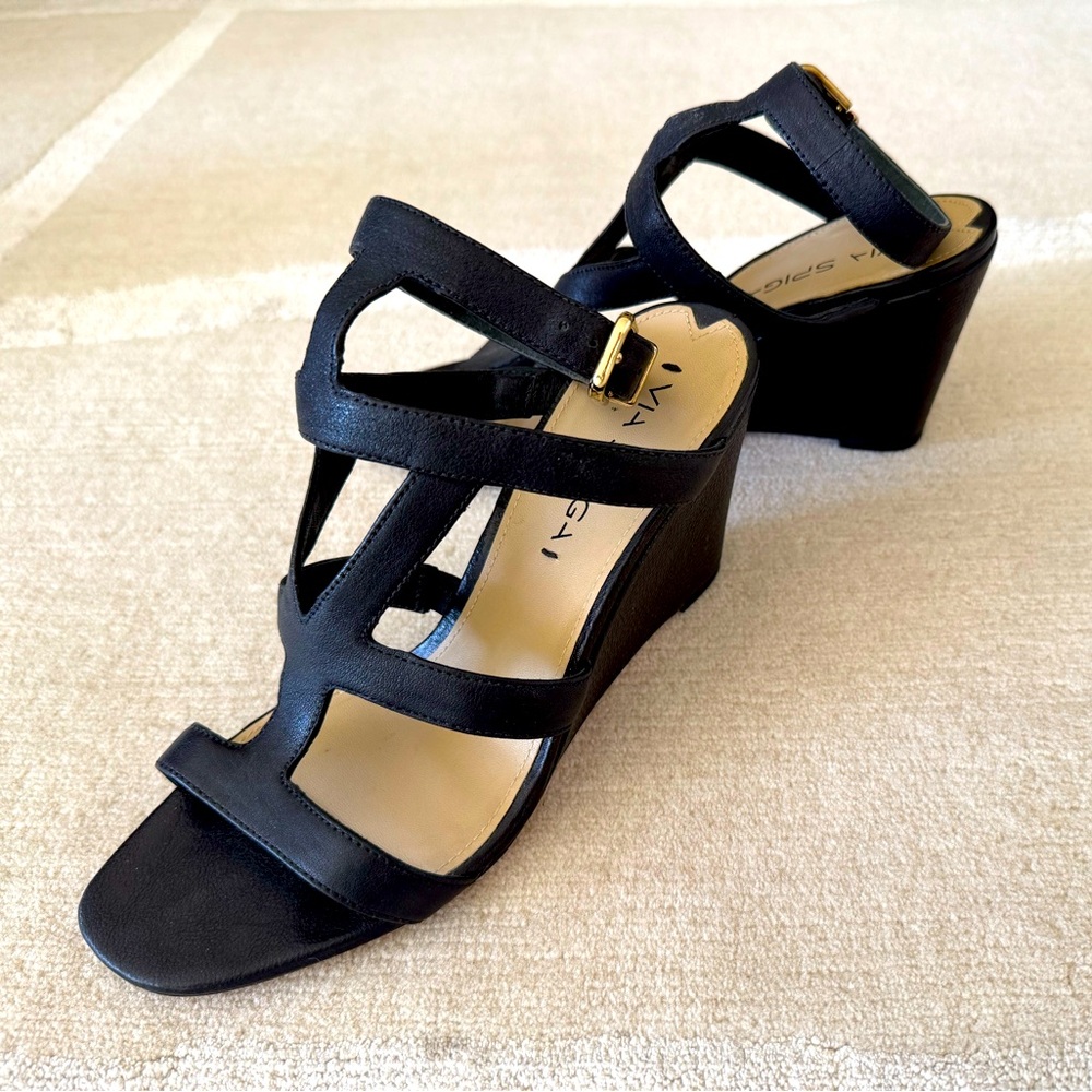 VIA SPIGA Black Women's Sandals